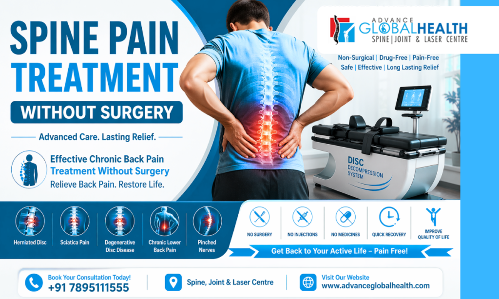 Spine Pain Treatment: Chronic Back Pain Treatment Without Surgery