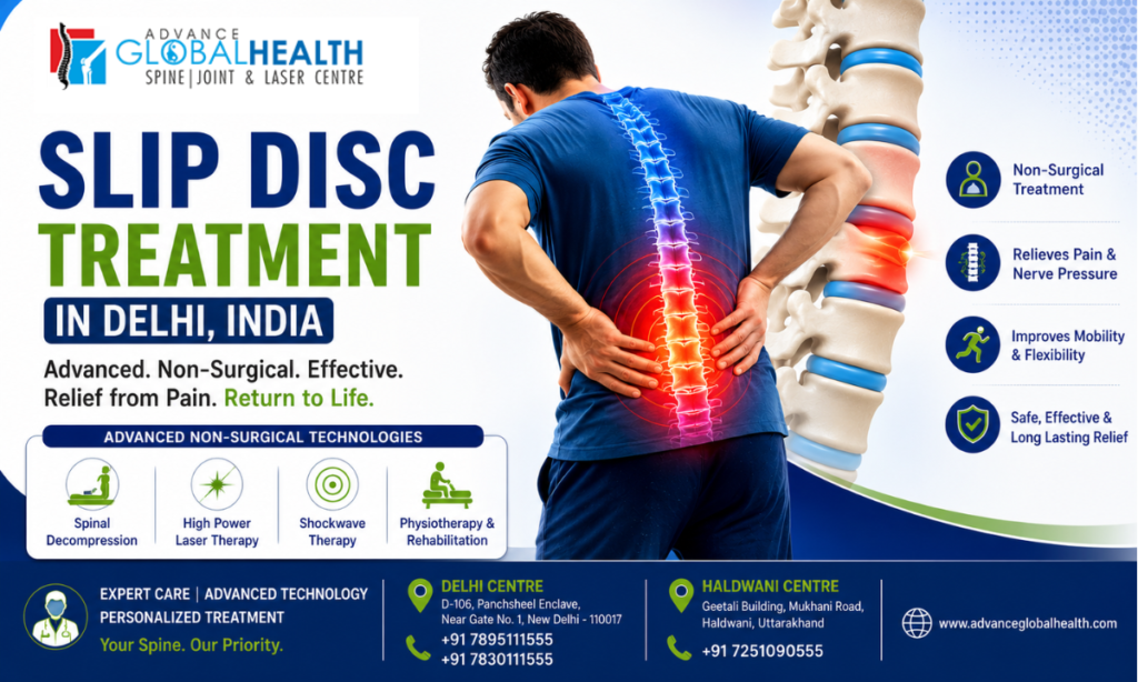 Slip Disc Treatment in Delhi, India