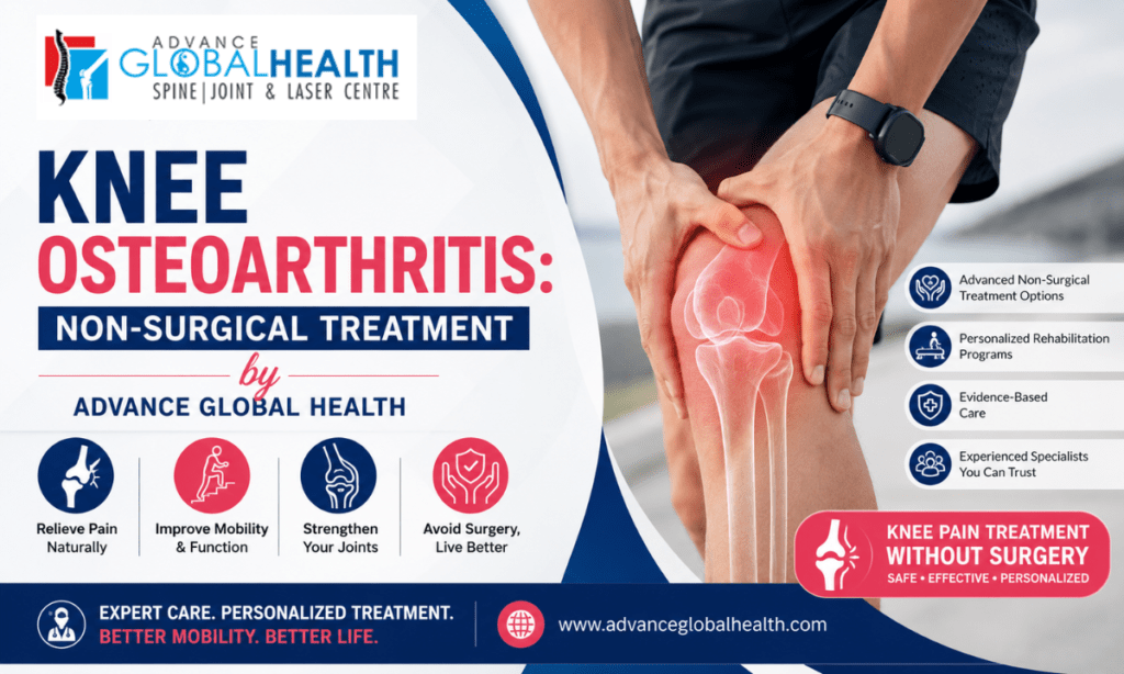 Knee Osteoarthritis Non-Surgical Treatment by Advance Global Health