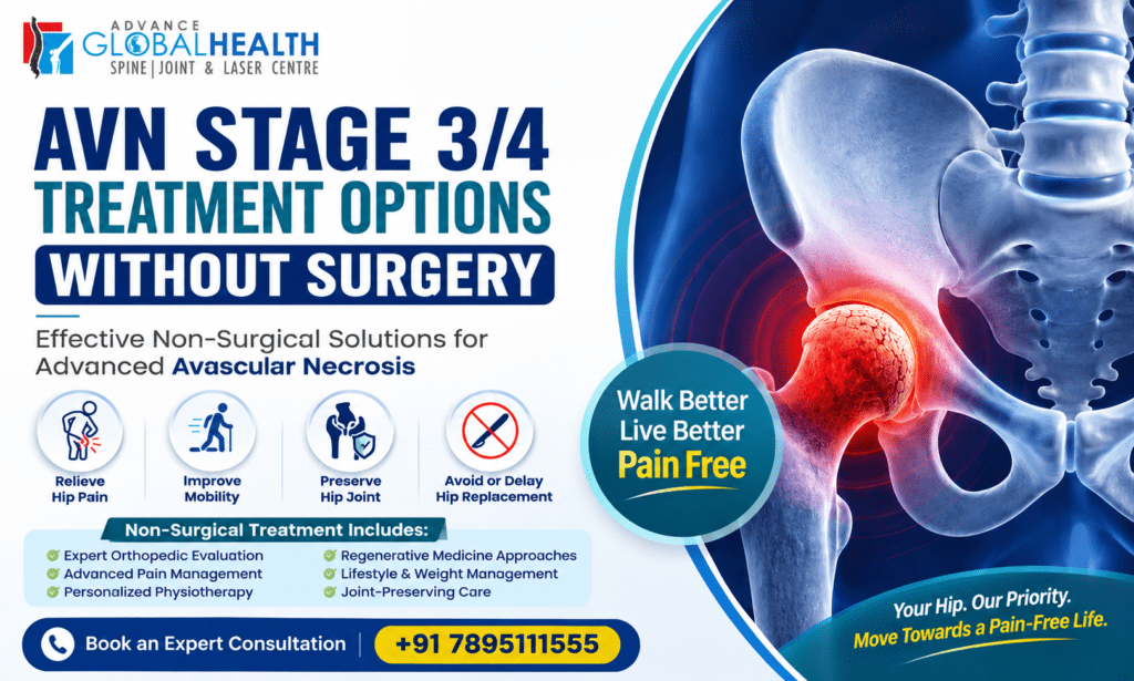 AVN Stage 3/4 Treatment Options Without Surgery: Is Hip Replacement the Only Choice?